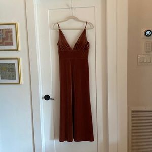 Jenny Yoo Mari dress - English rose stretch velvet